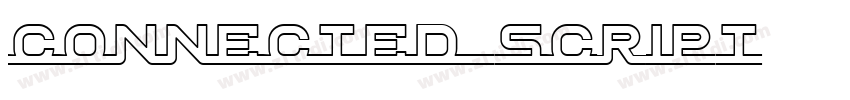 Connected Script字体转换 Connected Script字体转换
